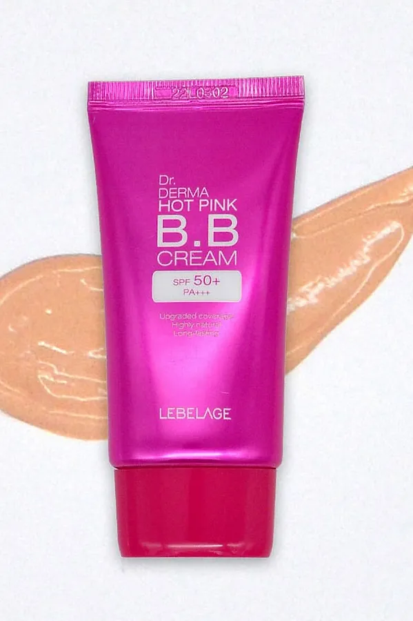 Lebelage BB-крем увлажняющий с экстрактом розы / Dr. Derma Hot Pink BB Cream Spf 50+ Pa+++, 30 мл KRISTALLER, нюд - фото 2
