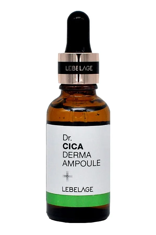 Lebelage Успокаивающая сыворотка с центеллой азиатской / Dr. Cica Derma Ampoule, 30 мл KRISTALLER, прозрачный - фото 2