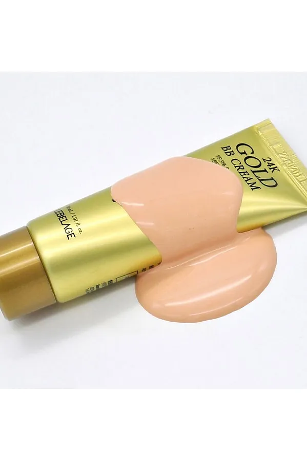 Lebelage ВВ-крем омолаживающий c экстрактом золота / 24k Gold BB Cream Spf 50+ Pa+++, 30 мл KRISTALLER, телесный - фото 2