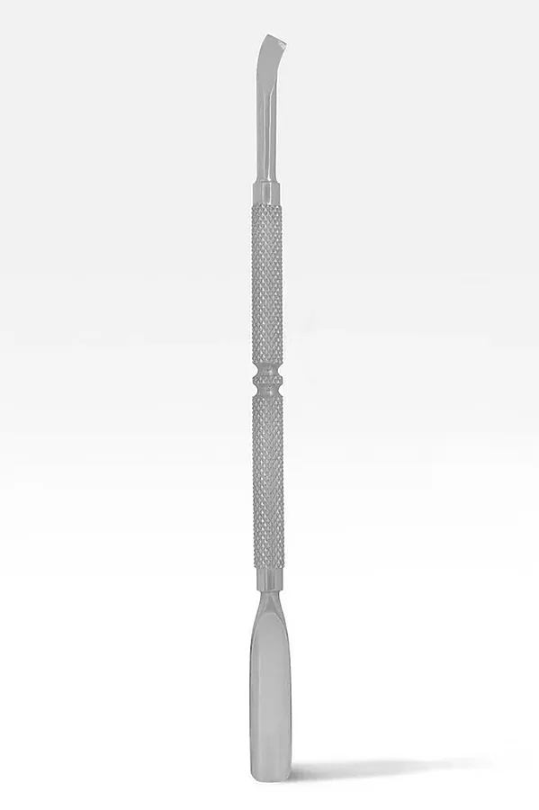 Frau Finger Пушер для маникюра двусторонний / Classic FP-301SP, глянцевый, 14 см KRISTALLER, серый - фото 2