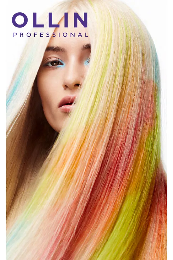 Ollin Гель-краска для волос прямого действия / Crush Color, фуксия, 100 мл KRISTALLER, фуксия - фото 2