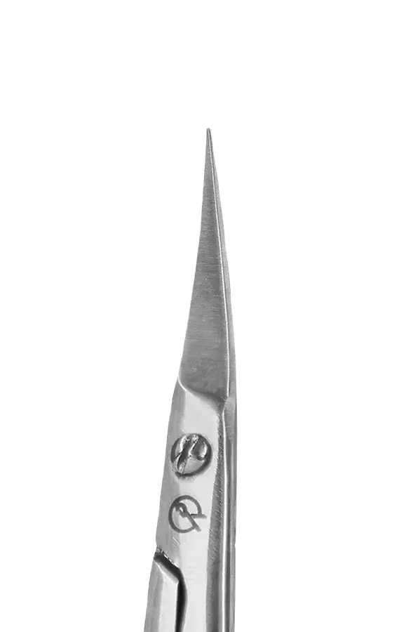 Frau Finger Ножницы маникюрные для кутикулы изогнутые / Classic FS-112SP, глянцевые, ручная заточка, 9 см KRISTALLER, серый - фото 2
