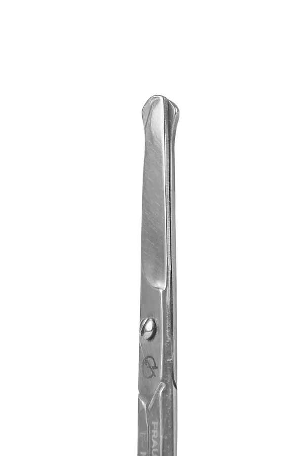 Frau Finger Ножницы для ногтей детские прямые / Classic FS-402SP, глянцевые, ручная заточка, 9,5 см KRISTALLER, серый - фото 2