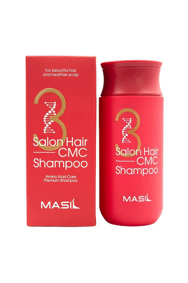 Masil Шампунь для волос восстанавливающий с аминокислотами / 3 Salon Hair CMC Shampoo, 150 мл KRISTALLER, красный - фото 2