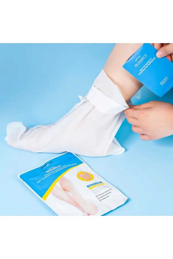 Jigott Отшелушивающие пилинг-носочки с осветляющим эффектом / Vita Solution 12 Brightening Foot Peeling Pack, 30 мл KRISTALLER, белый - фото 2