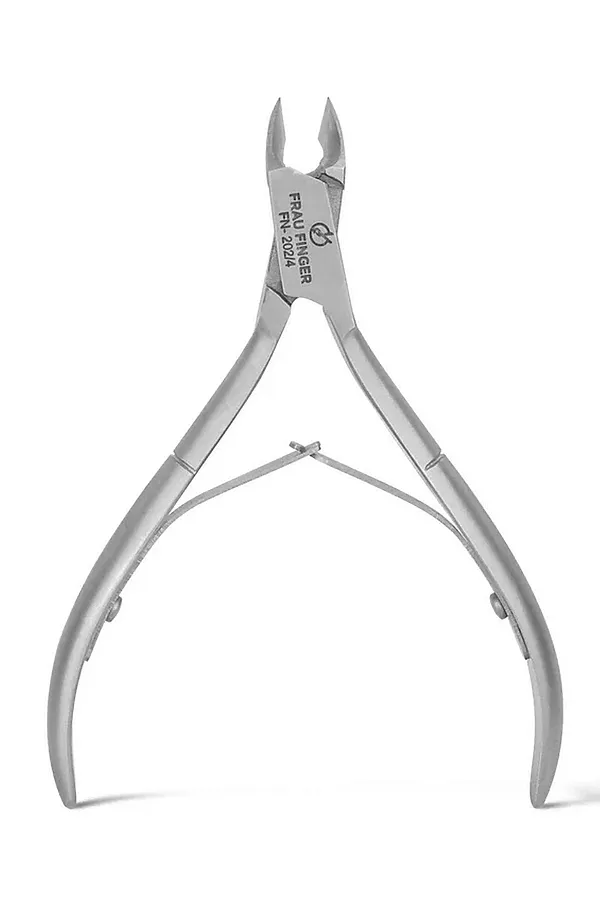 Frau Finger Кусачки маникюрные для кутикулы / Classic FN-202/4DP, двойная пружина, ручная заточка, 4 мм KRISTALLER, серый - фото 2
