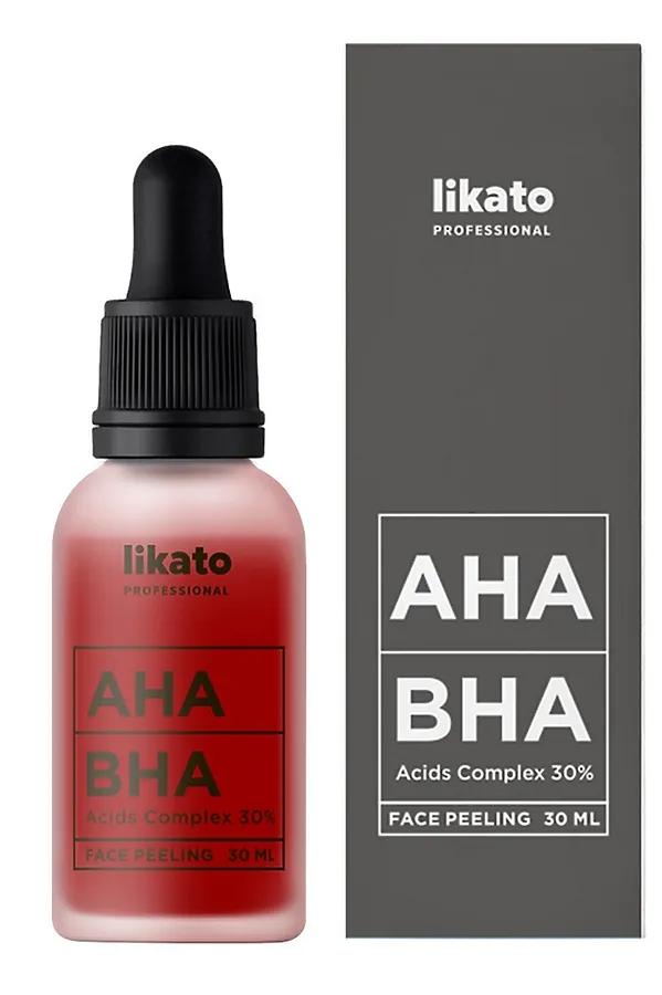 Likato Мультикислотный пилинг для лица с AHA+BHA 30%, 30 мл KRISTALLER, красный - фото 2