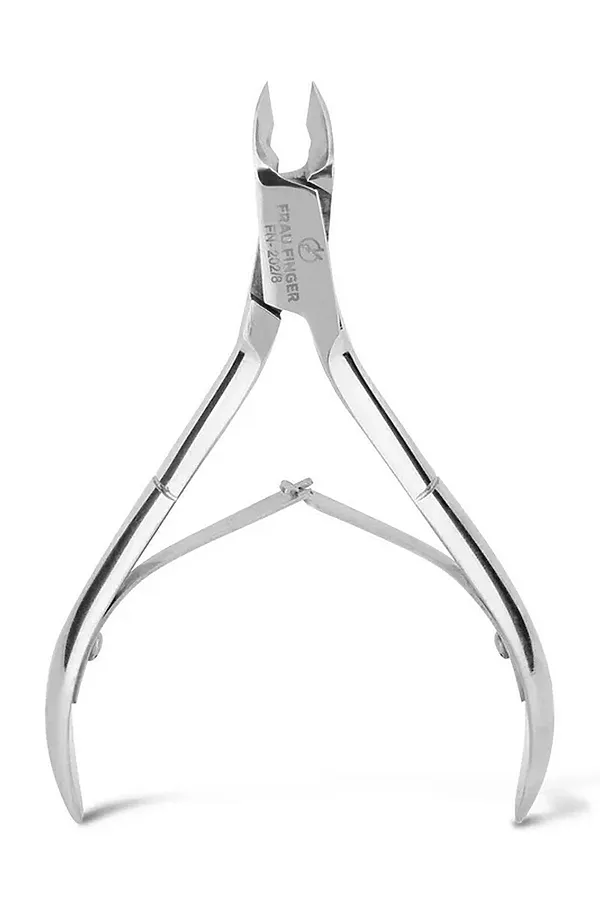 Frau Finger Кусачки маникюрные для кутикулы / Classic FN-202/8SP, двойная пружина, ручная заточка, 7 мм KRISTALLER, серый - фото 2