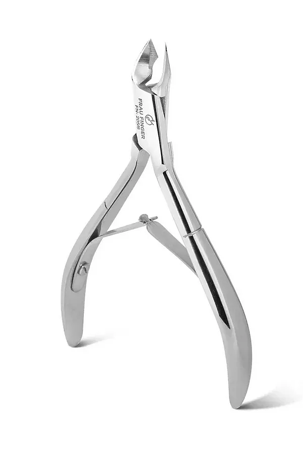 Frau Finger Кусачки маникюрные для кутикулы / Classic FN-205/6SP, двойная пружина, ручная заточка, 6 мм KRISTALLER, серый - фото 2