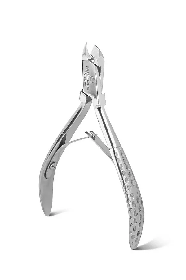 Frau Finger Кусачки маникюрные для кутикулы / Classic FN-204/6SP, двойная пружина, ручная заточка, 6 мм KRISTALLER, серый - фото 2