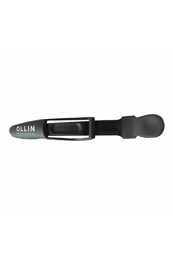 Ollin Зажимы для волос «Крокодил» 392545, 11,5 см, 6 шт. KRISTALLER, черный - фото 2