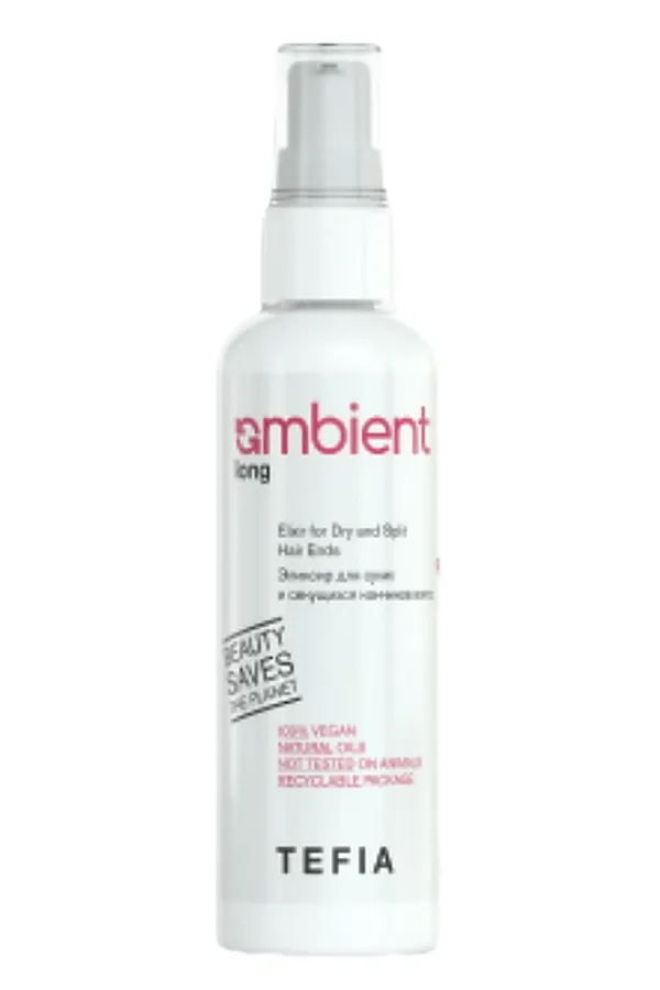 TEFIA  Ambient Эликсир для сухих и секущихся кончиков волос / Long Elixir for Dry and Split Hair Ends, 100 мл KRISTALLER, прозрачный - фото 2