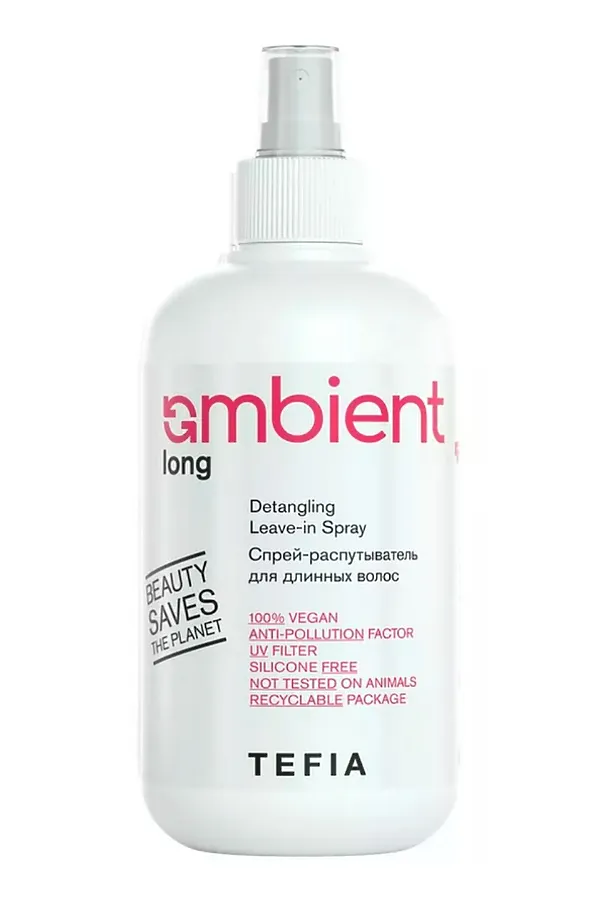 TEFIA  Ambient Спрей-распутыватель для длинных волос / Long Detangling Leave-in Spray, 250 мл KRISTALLER, прозрачный - фото 2