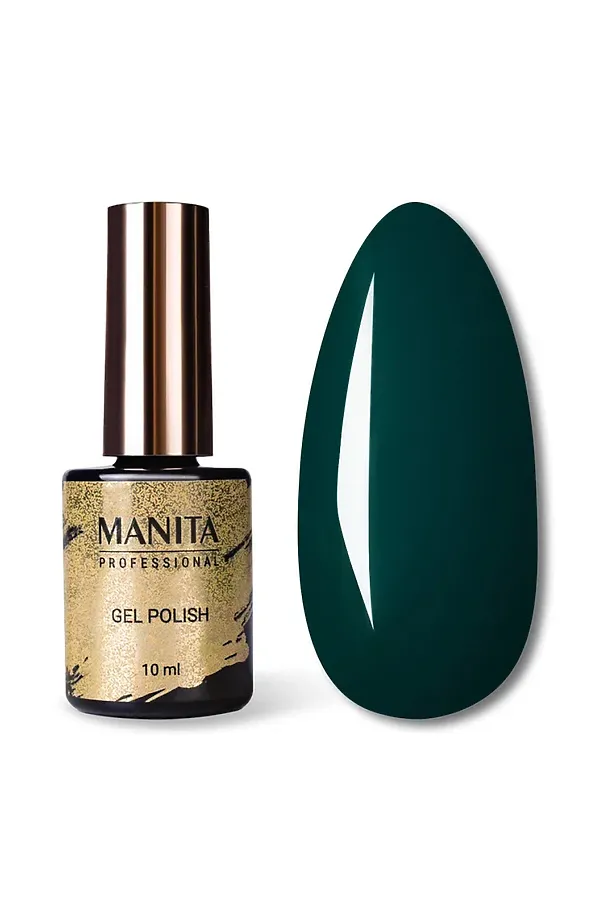 Manita Professional Гель-лак для ногтей / Classic №079, Emerald, 10 мл KRISTALLER, №079, emerald - фото 2