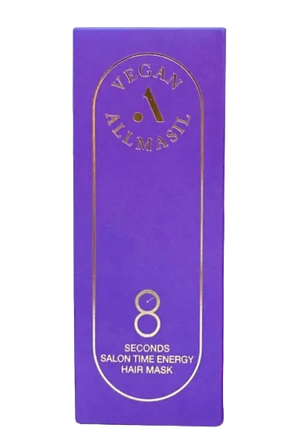 AllMasil Питательная маска для волос / 8 Seconds Salon Time Energy Mask, 200 мл KRISTALLER, фиолетовый - фото 2