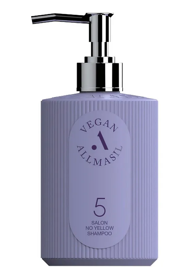 AllMasil Шампунь для осветленных волос против желтизны / 5 Salon No Yellow Shampoo, 500 мл KRISTALLER, фиолетовый - фото 2