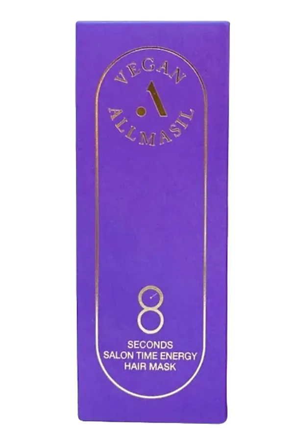 AllMasil Питательная маска для волос / 8 Seconds Salon Time Energy Mask, 100 мл KRISTALLER, фиолетовый - фото 2