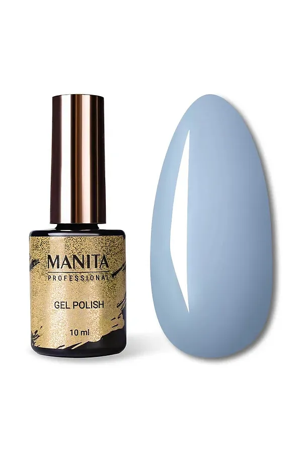Manita Professional Гель-лак для ногтей / Classic №55, Blue Lagune, 10 мл KRISTALLER, №55, blue lagune - фото 2