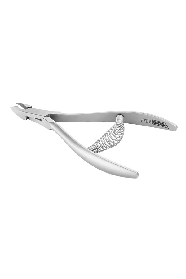Nippon Nippers Кусачки маникюрные для кутикулы / Standard NN_NS-04S-6, спиральная пружина, ручная заточка, 6 мм KRISTALLER, серый - фото 2