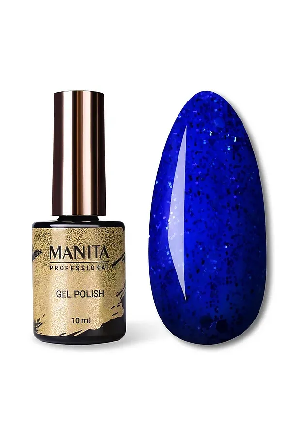 Manita Professional Гель-лак для ногтей / Classic №116, Magic Blue, 10 мл KRISTALLER, №116, magic blue - фото 2