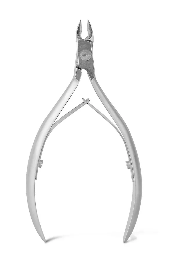 Frau Finger Кусачки маникюрные для кутикулы / Professional FNP-211/7DP, двойная пружина, ручная заточка, 7 мм KRISTALLER, серый - фото 2