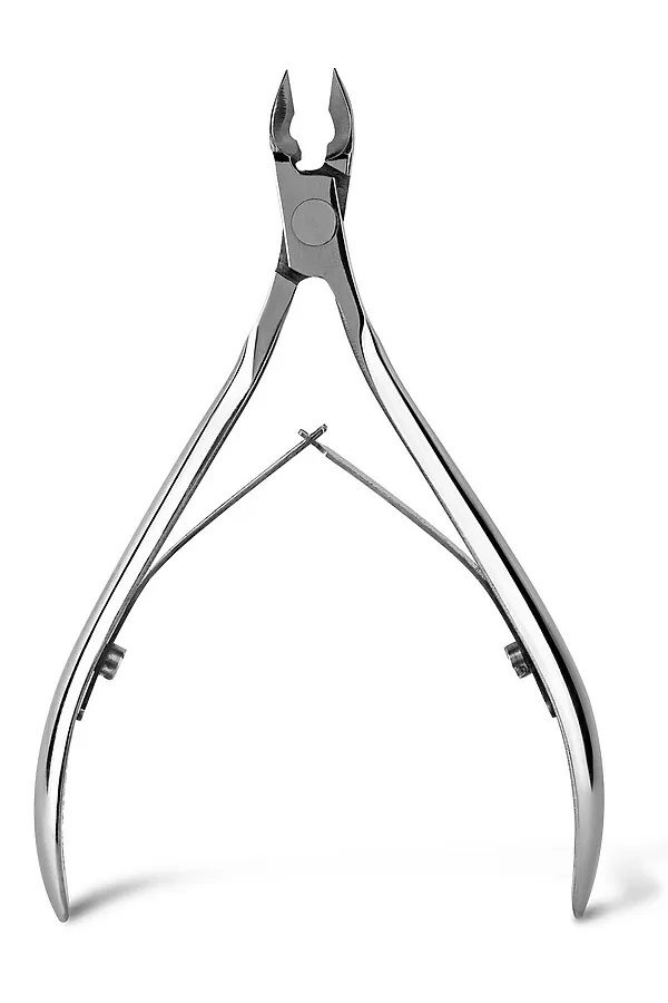 Frau Finger Кусачки маникюрные для кутикулы / Professional FNP-207/7SP, двойная пружина, ручная заточка, 7 мм KRISTALLER, серый - фото 2