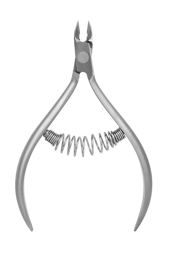 Frau Finger Кусачки маникюрные для кутикулы / Professional FNP-206/7DP, спиральная пружина, ручная заточка, 7 мм KRISTALLER, серый - фото 2