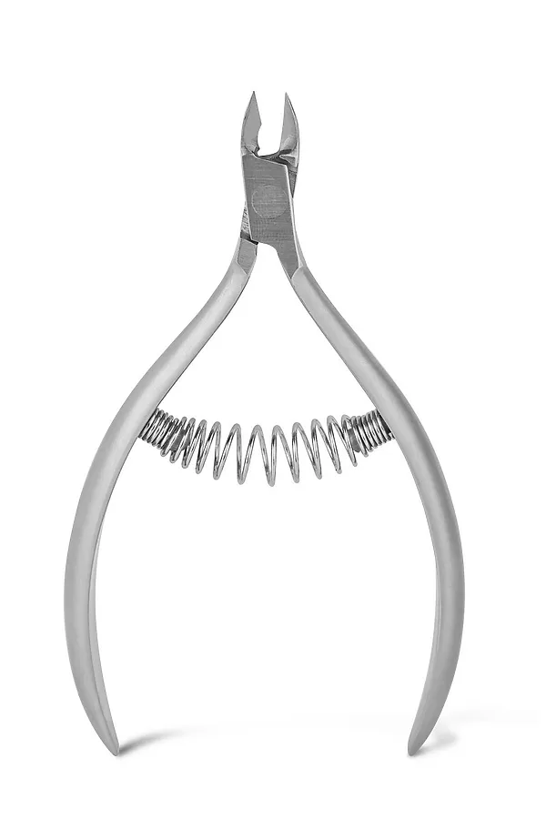 Frau Finger Кусачки маникюрные для кутикулы / Professional FNP-210/6DP, спиральная пружина, ручная заточка, 6 мм KRISTALLER, серый - фото 2