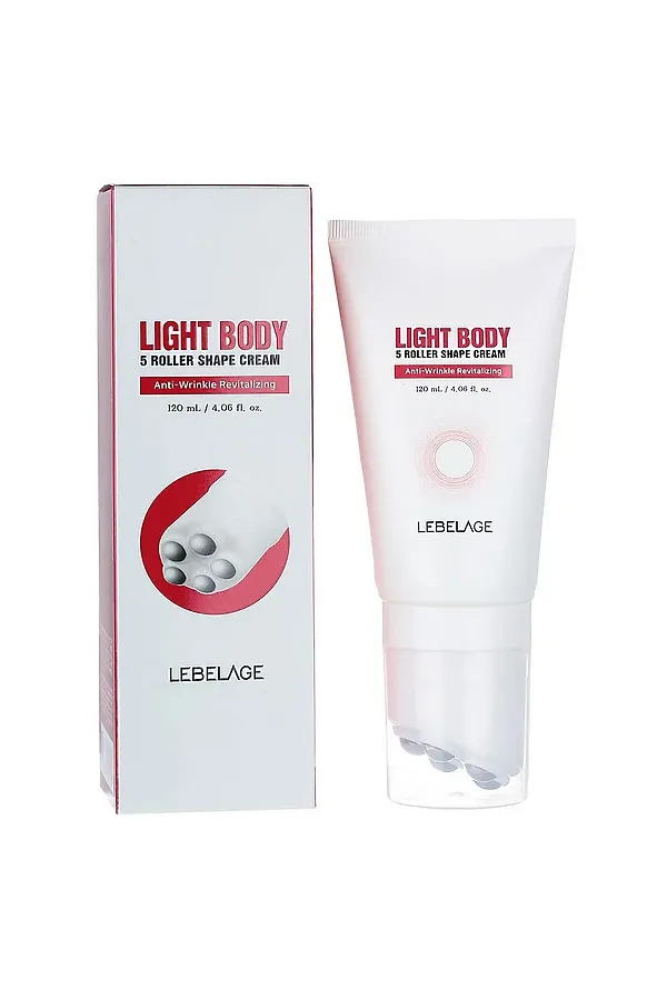 Lebelage Крем для тела массажный с 5 роликовыми шариками / Light Body 5 Roller Shape Cream, 120 мл KRISTALLER, белый - фото 2