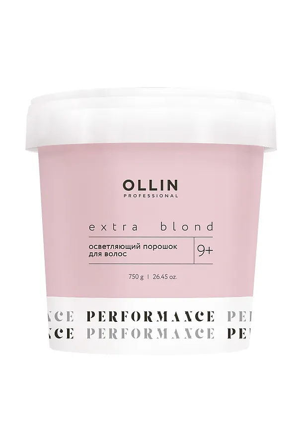 Ollin Осветляющий порошок для волос / Extra Blond Performance 9+, 750 г KRISTALLER, белый - фото 2