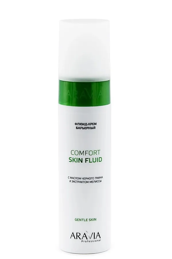 Aravia Флюид-крем барьерный с маслом чёрного тмина и экстрактом мелиссы / Comfort Skin Fluid, 250 мл KRISTALLER, белый - фото 2