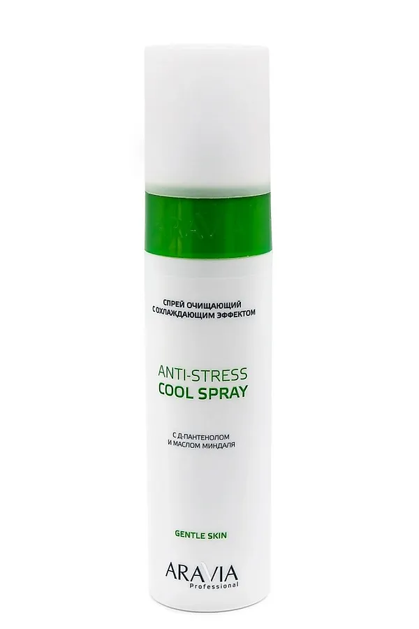 Aravia Спрей очищающий с охлаждающим эффектом / Anti-Stress Cool Spray, 250 мл KRISTALLER, прозрачный - фото 2