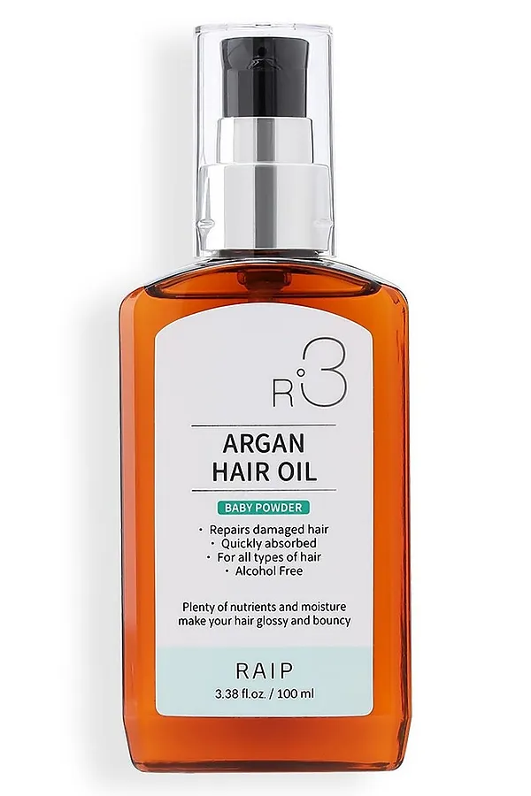 RAIP Аргановое масло для волос / R3 Argan Hair Oil Baby Powder, 100 мл KRISTALLER, прозрачный - фото 2