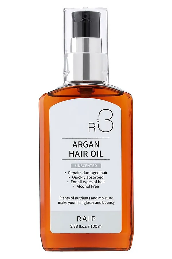 RAIP Аргановое масло для волос / R3 Argan Hair Oil Unscented, 100 мл KRISTALLER, прозрачный - фото 2