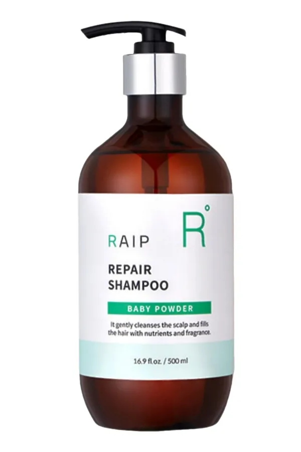 RAIP Восстанавливающий шампунь для волос с ароматом детской пудры / Repair Shampoo Baby Powder, 500 мл KRISTALLER, прозрачный - фото 2
