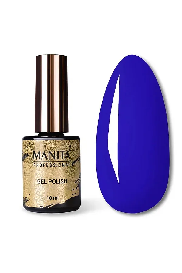 Manita Professional Гель-лак для ногтей / Classic №60, Blue Curacao, 10 мл KRISTALLER, №60, blue curacao - фото 2