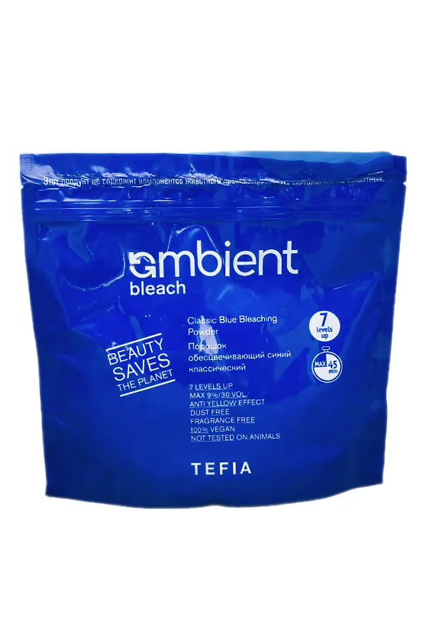 TEFIA  Ambient Порошок обесцвечивающий для волос синий классический, 500 г KRISTALLER, белый - фото 2