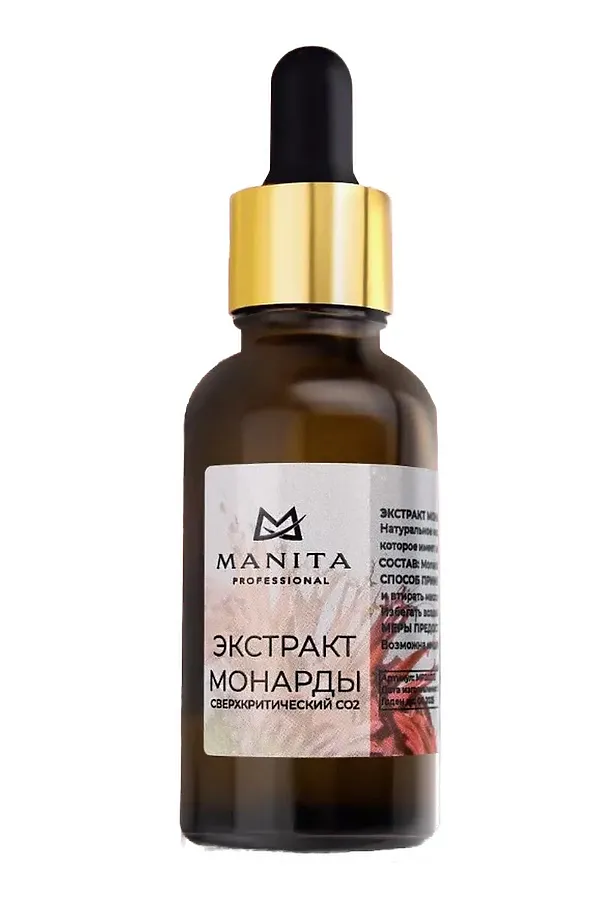 Manita Professional Масло универсальное Экстракт монарды сверхкритический CO2 / Monarda Extract, 30 мл KRISTALLER, прозрачный - фото 2