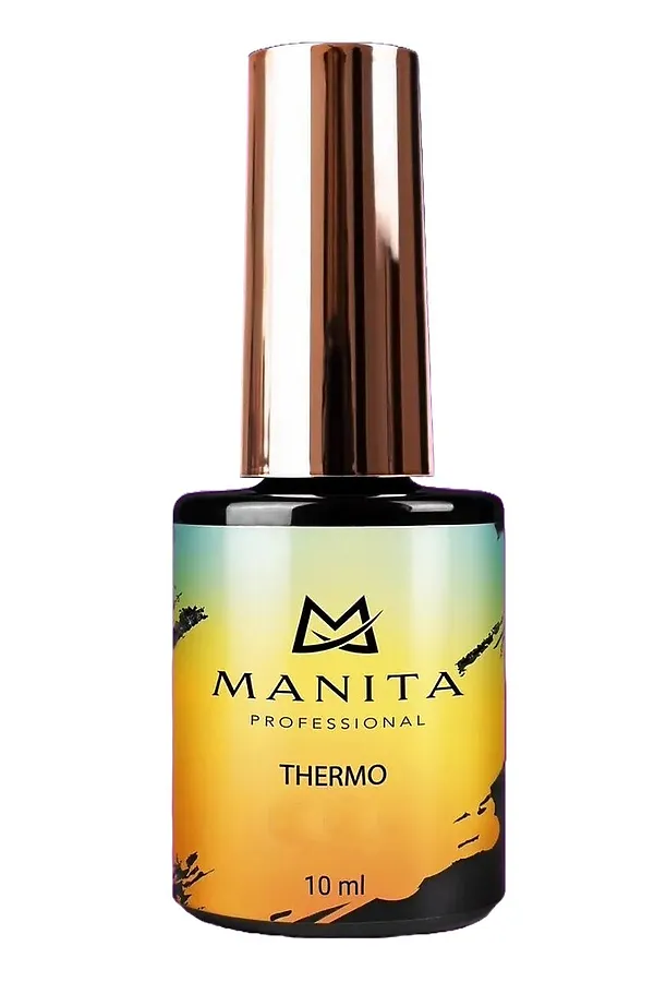 Manita Professional Гель-лак для ногтей с термоэффектом / THERMO №10, зеленый мох, 10 мл KRISTALLER, №10, зеленый мох - фото 2