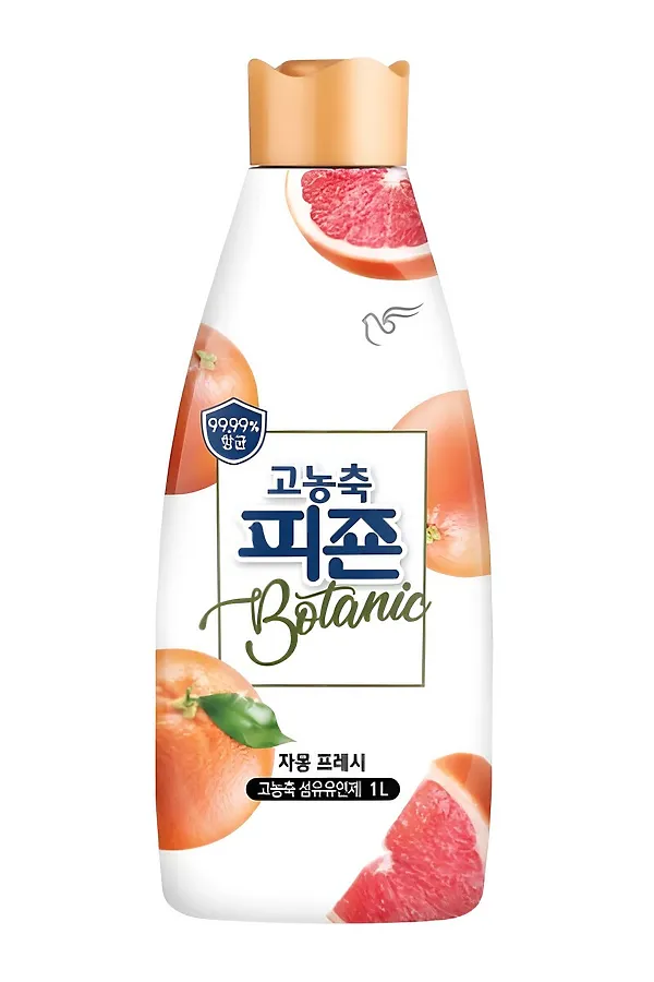 PIGEON Кондиционер для белья парфюмированный супер-концентрат / Botanic Perfume Grapefruit & Fresh, 1000 мл KRISTALLER, прозрачный - фото 2