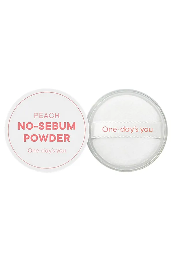 One-day's You Себорегулирующая пудра для лица с матирующим эффектом / Peach No-sebum Powder, персиковый, 4 г KRISTALLER, белый - фото 2
