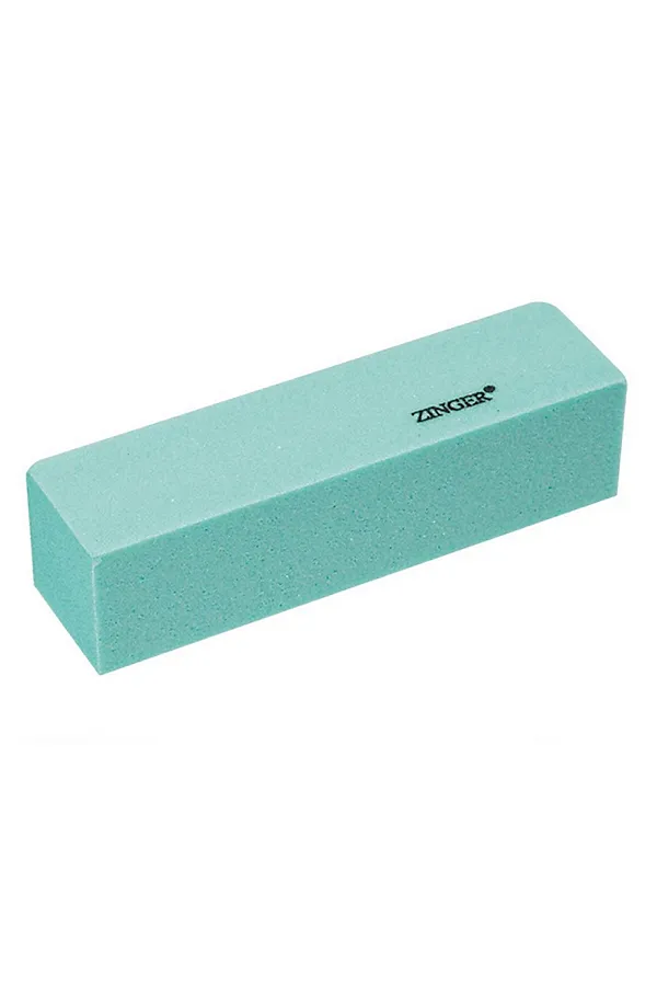 Zinger Бафик для шлифовки ногтей 4-х сторонний / Classic EK-111, 120 грит, зеленый KRISTALLER, зеленый - фото 2
