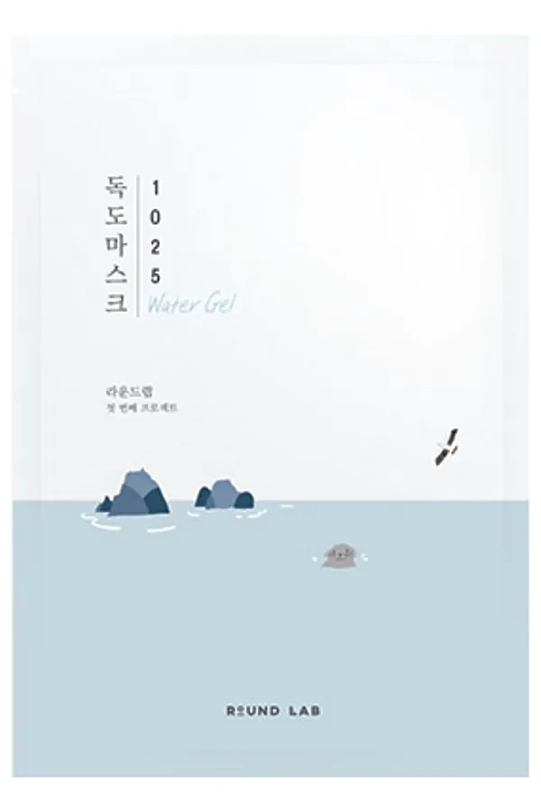 ROUND LAB Ультратонкая маска для глубокого увлажнения / 1025 Dokdo Hydrating Water Gel Mask Sheet, 30 мл, 1 шт. KRISTALLER, белый - фото 2