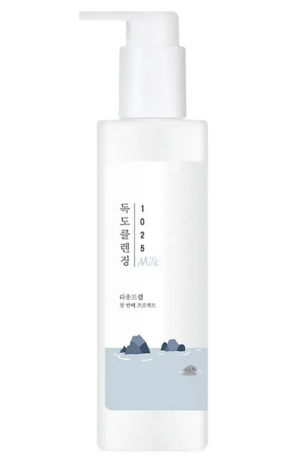 ROUND LAB Молочко для снятия макияжа с морской водой / 1025 Dokdo Cleansing Milk, 200 мл KRISTALLER, белый - фото 2