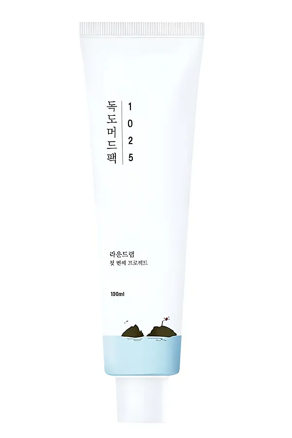 ROUND LAB Грязевая маска для лица с морской водой / 1025 Dokdo Mud Pack, 100 мл KRISTALLER, серый - фото 2
