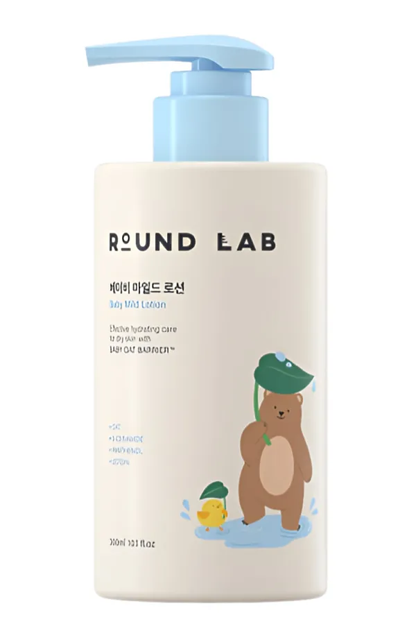 ROUND LAB Детский увлажняющий лосьон для тела / Baby Mild Lotion, 300 мл KRISTALLER, белый - фото 2