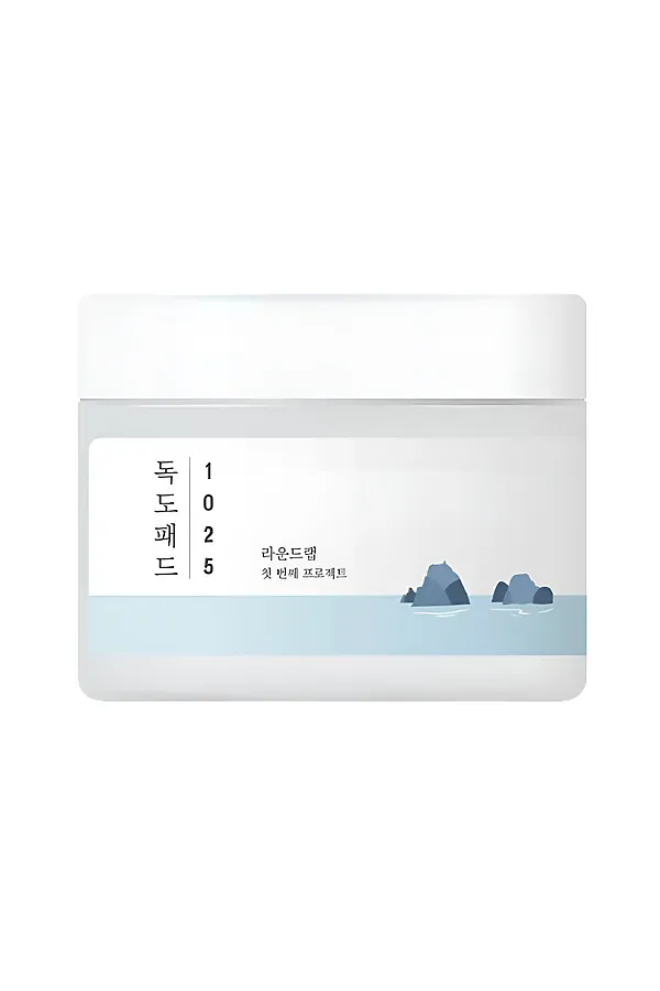 ROUND LAB Мягкие отшелушивающие пилинг-пэды с морской водой / 1025 Dokdo Pad, 70 шт. (120 г) KRISTALLER, белый - фото 2