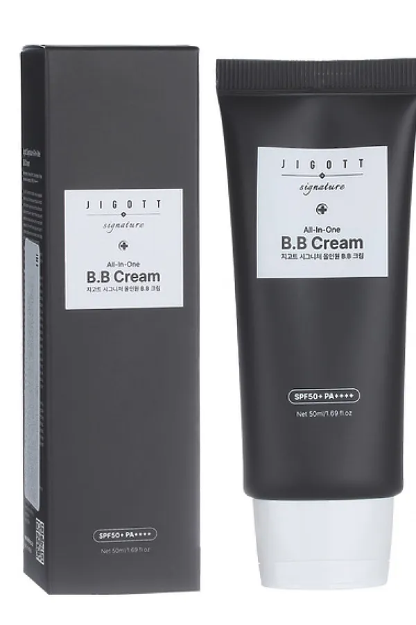 Jigott B.B крем для лица / Signature All In One B.B Cream, 50 мл KRISTALLER, телесный - фото 2