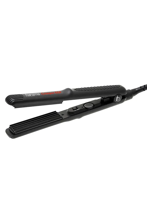 Harizma Профессиональные щипцы–гофре для укладки волос / Crimper EGP h10326EGP, 35 Вт, черный KRISTALLER, черный - фото 2