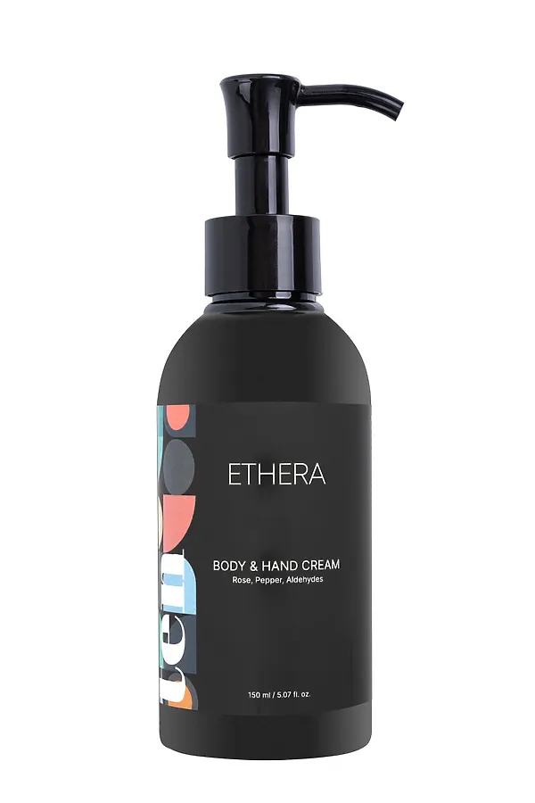 ETHERA Парфюмированный крем для рук и тела / Rose, Pepper, Aldehydes, 150 мл KRISTALLER, белый - фото 2